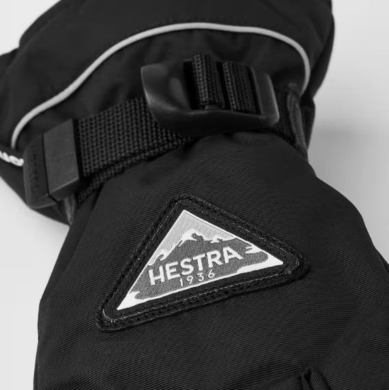 Hestra Kids' Skare CZone 5 Finger Black Hestra