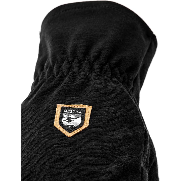 Hestra Merino Windwool Liner - 5 Finger Black Hestra Hestra Merino Windwool Liner - 5 Finger Black Hestra