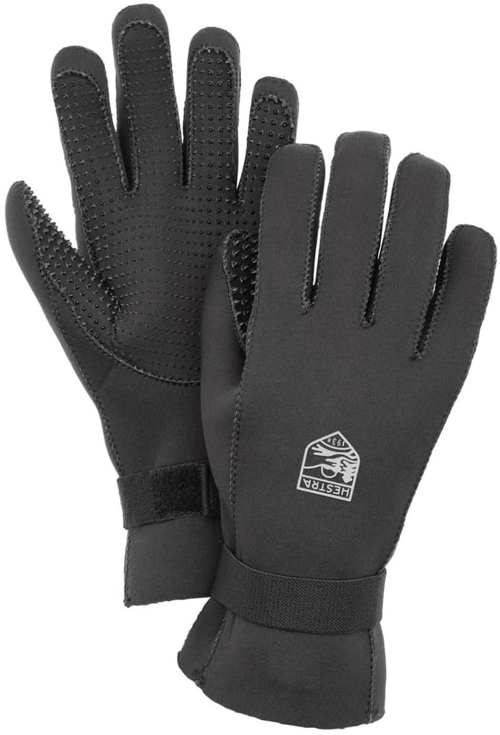 Hestra Neoprene Glove - 5 Finger  Black Hestra