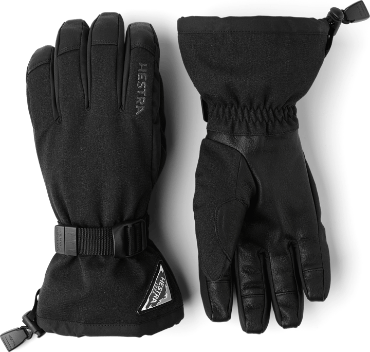 Hestra Powder Gauntlet 5-Finger Black Hestra
