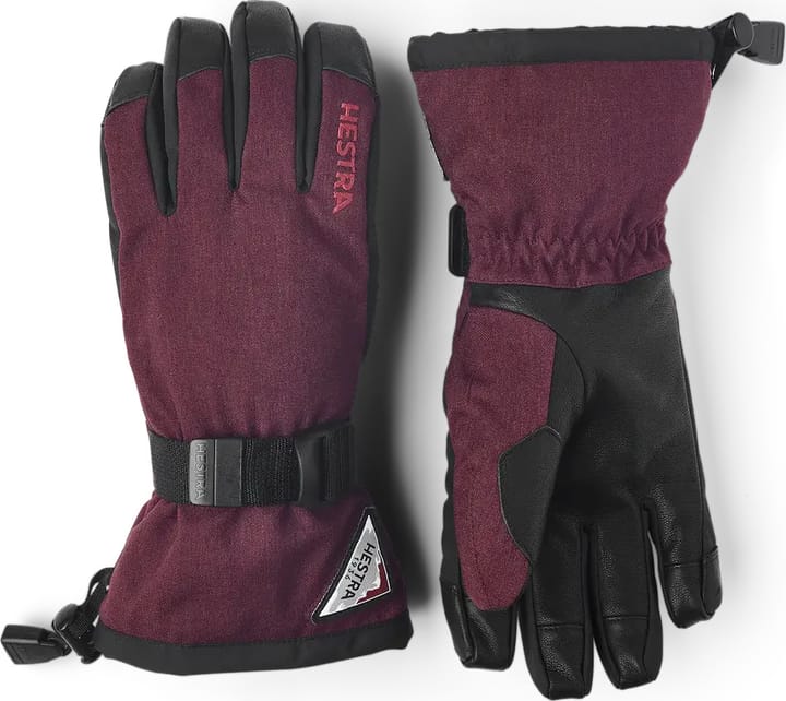 Hestra Powder Gauntlet 5-Finger Bordeaux Hestra