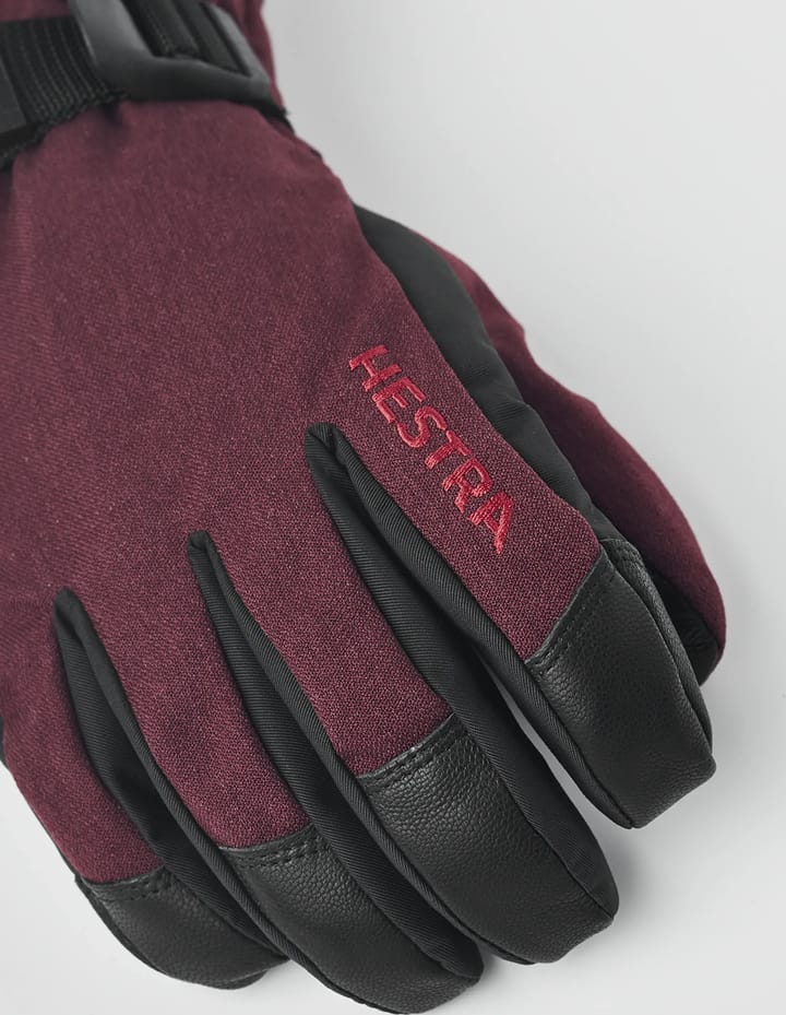 Hestra Powder Gauntlet 5-Finger Bordeaux Hestra