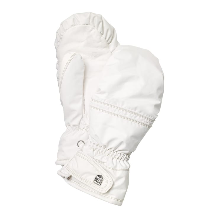 Primaloft Leather Female Mitt Ivory/Offwhite Hestra