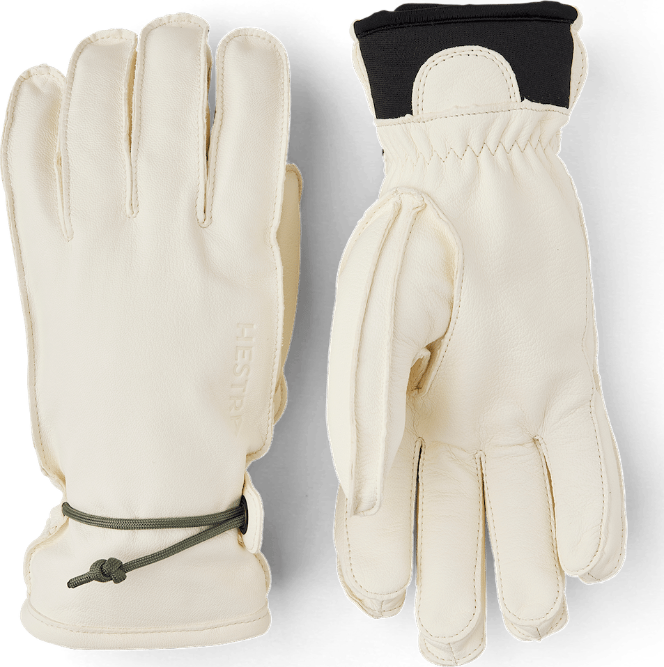Hestra Wakayama 5-Finger Almond White/Almond White
