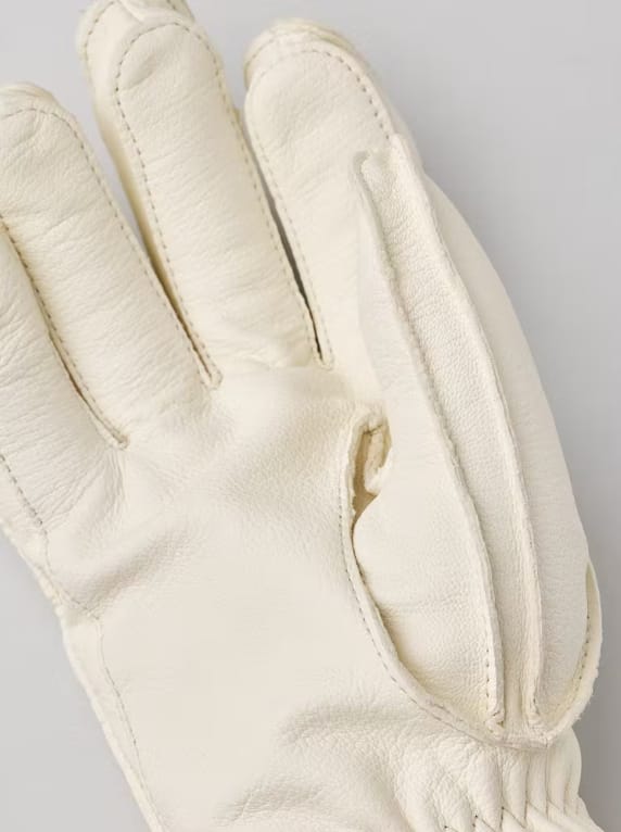 Hestra Wakayama 5-Finger Almond White/Almond White Hestra