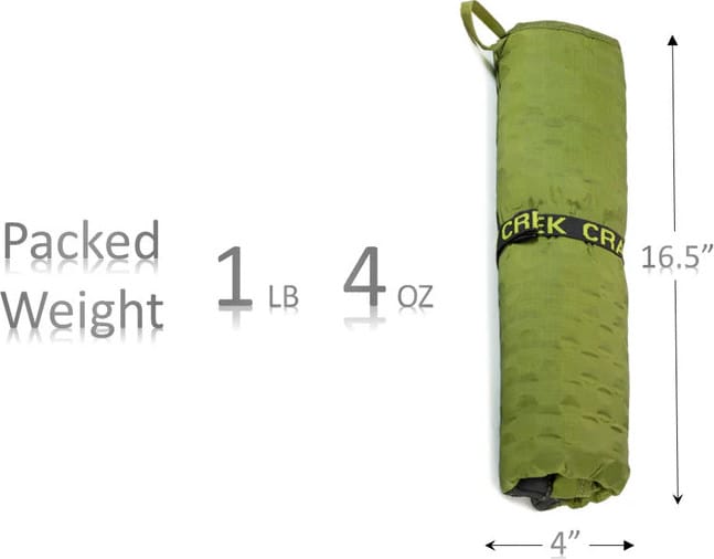 Crazy Creek Hex 2.0 Original Chair Olive / Slate Grey Crazy Creek