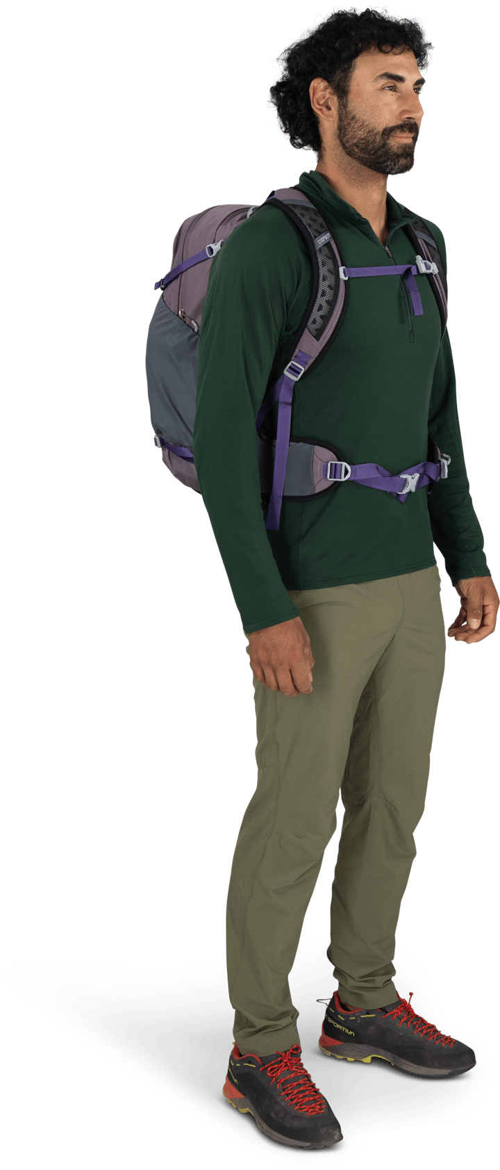 Osprey Hikelite 28 Graphite Purple Osprey