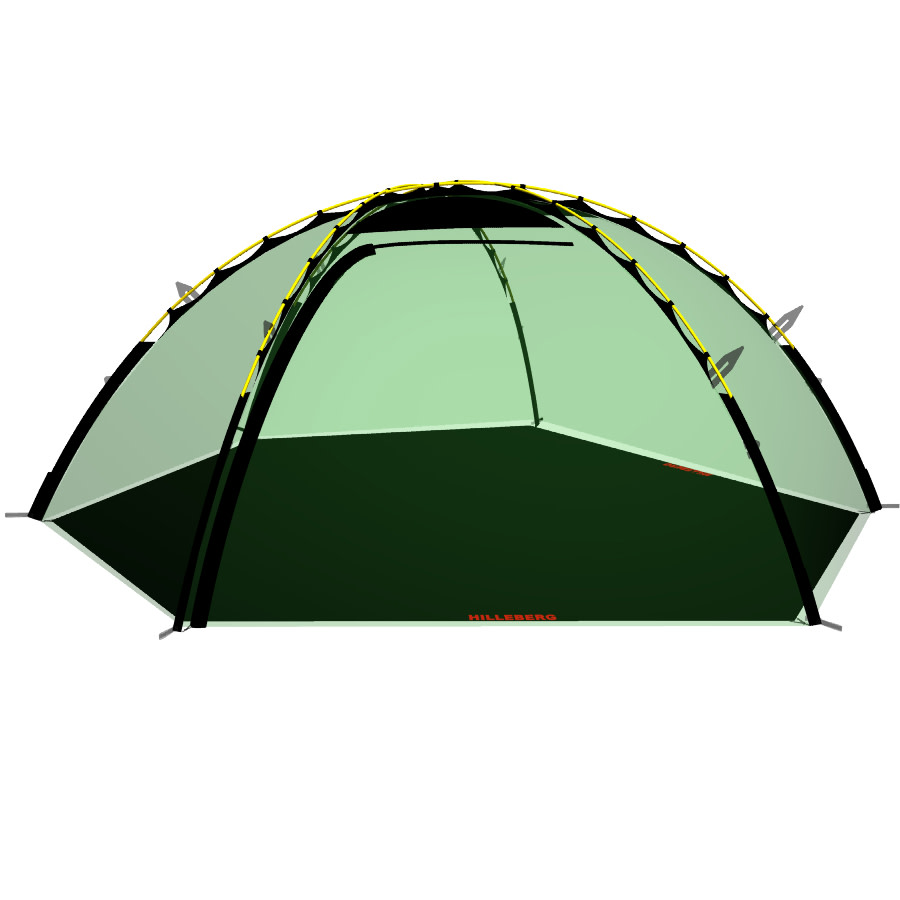 Hilleberg Allak 2 Footprint Black Tälttillbehör OneSize