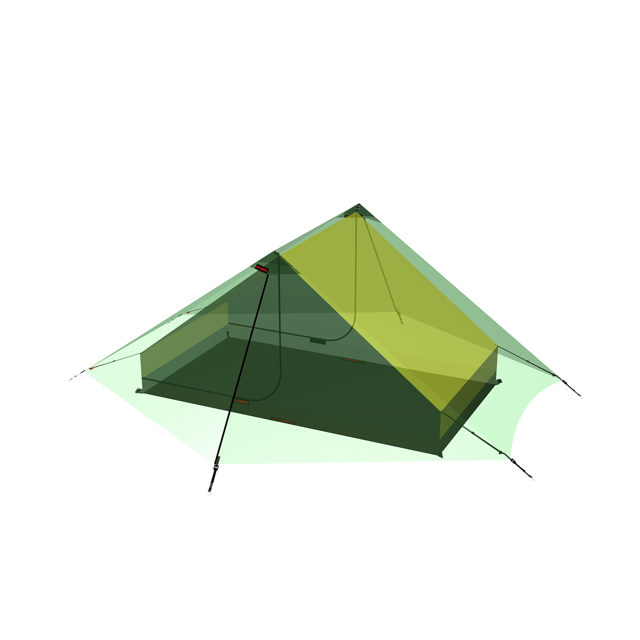 Hilleberg Anaris Footprint Black Telttatarvikkeet OneSize