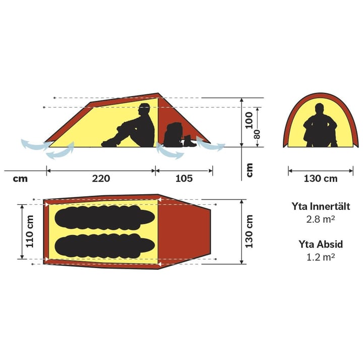 Hilleberg Anjan 2 Sand Hilleberg