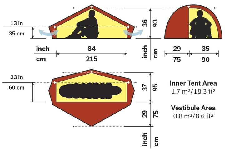 Hilleberg Enan rødt Hilleberg