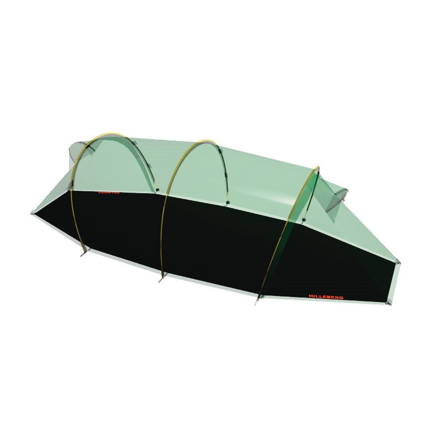 Hilleberg Kaitum 4 GT Footprint Black Telttilbehør Svart OneSize