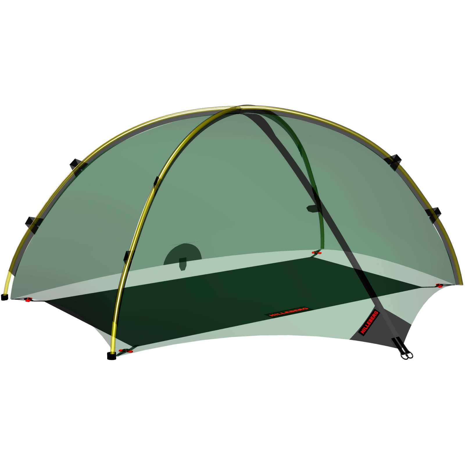 Hilleberg Niak Footprint Black Telttatarvikkeet OneSize
