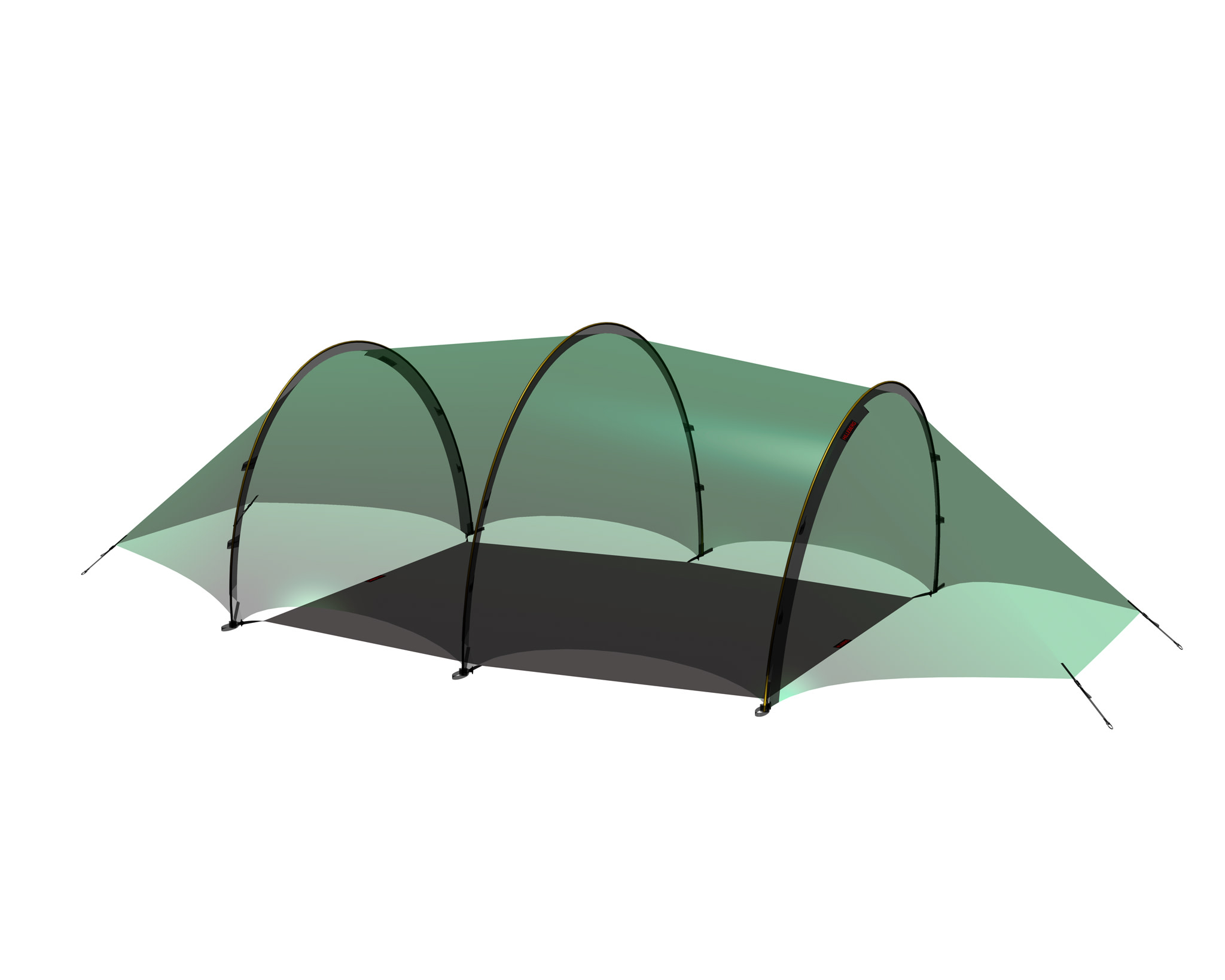 Hilleberg Helags 2 Footprint Black