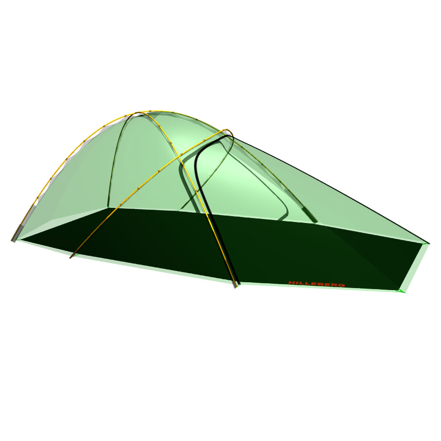 Hilleberg Jannu Footprint Black Telttilbehør OneSize