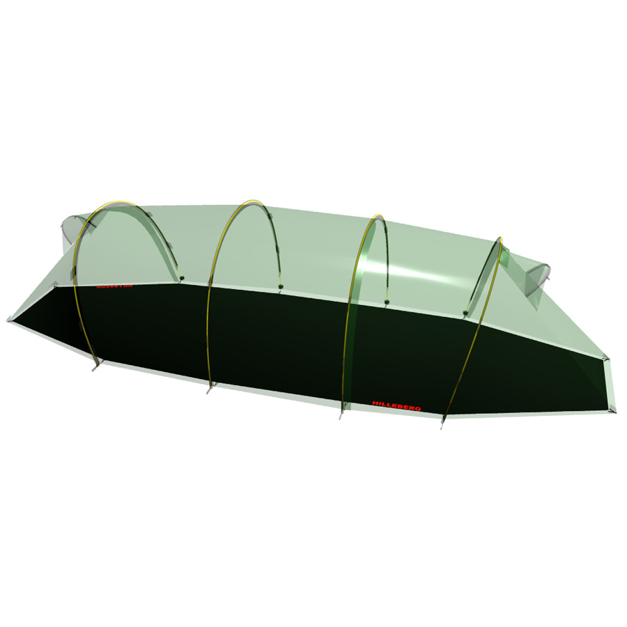 Hilleberg Kaitum 2 GT Footprint Black Tälttillbehör OneSize