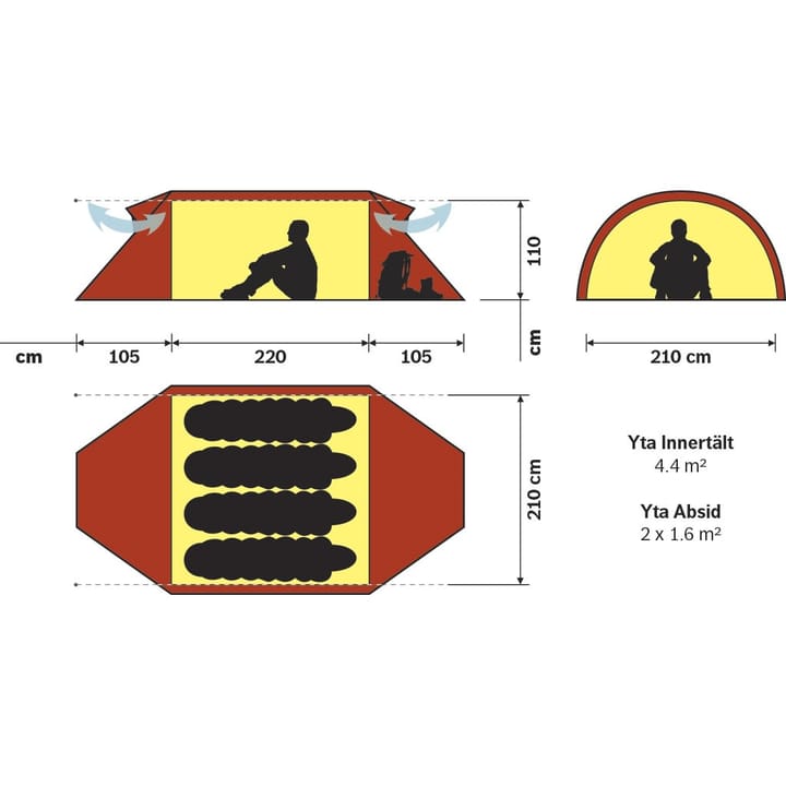 Hilleberg Keron 4 Red Hilleberg