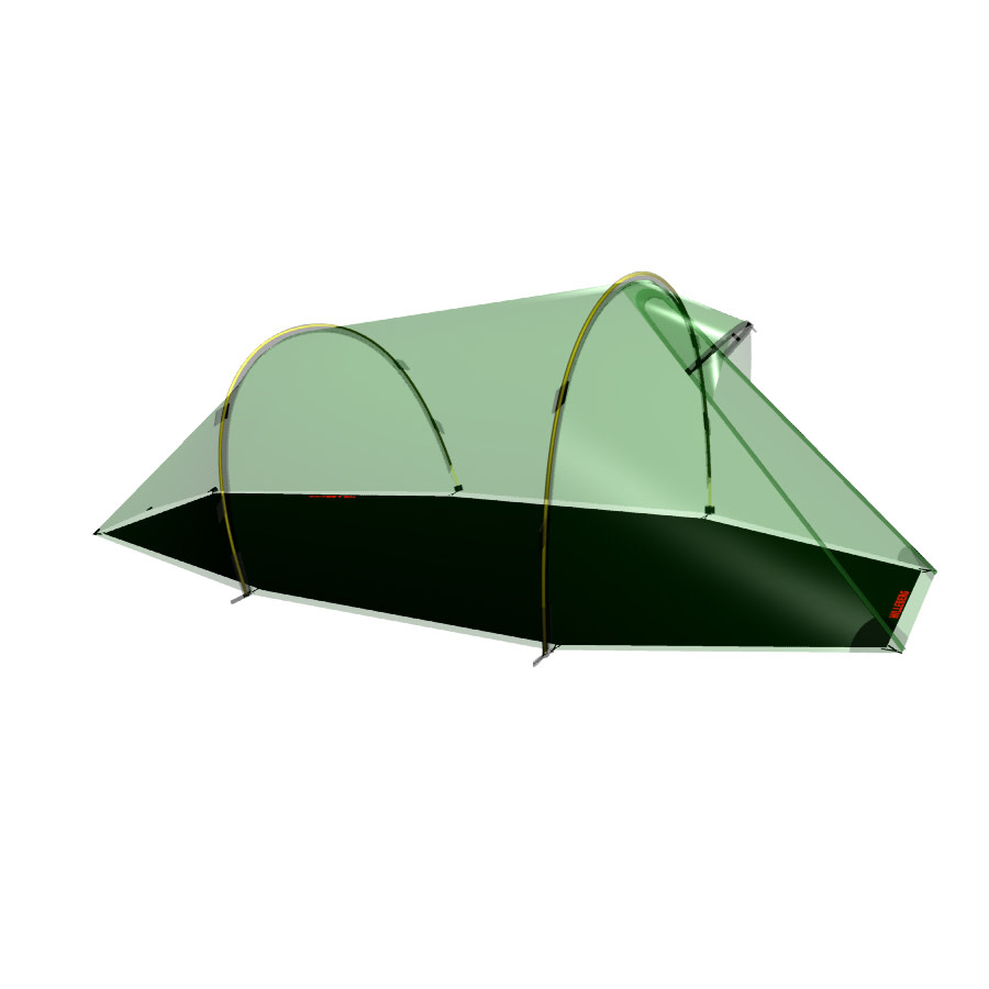 Hilleberg Nallo 2 Footprint Black Telttilbehør OneSize