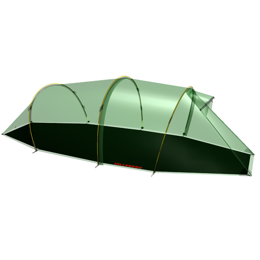 Hilleberg Nallo 4 GT Footprint Black Telttatarvikkeet OneSize