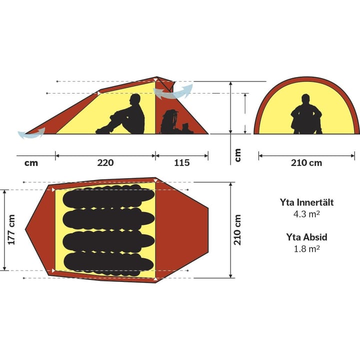 Hilleberg Nallo 4 Red Hilleberg