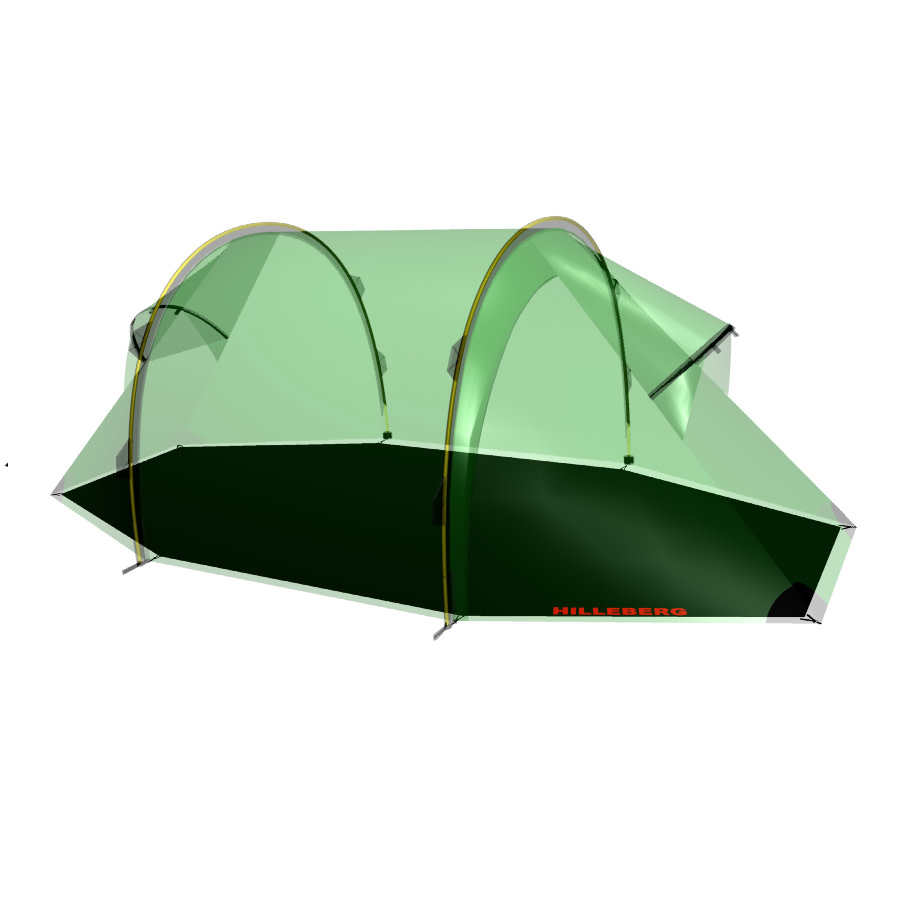 Hilleberg Nammatj 2 Footprint Black Tälttillbehör OneSize