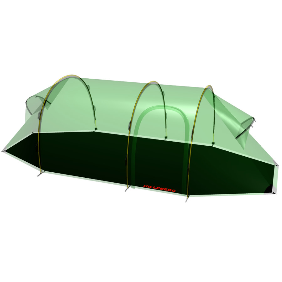 Hilleberg Nammatj 2 GT Footprint Black Tälttillbehör OneSize