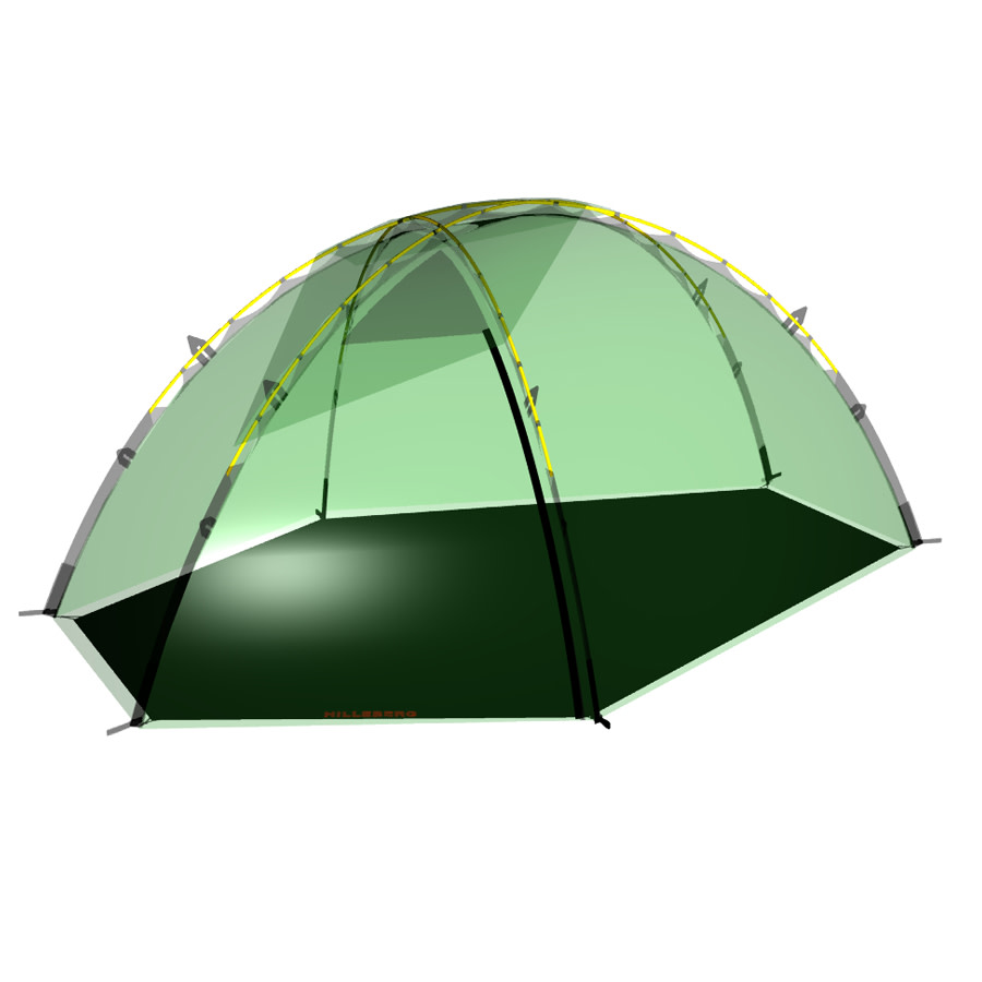 Hilleberg Soulo Footprint Black Telttilbehør OneSize