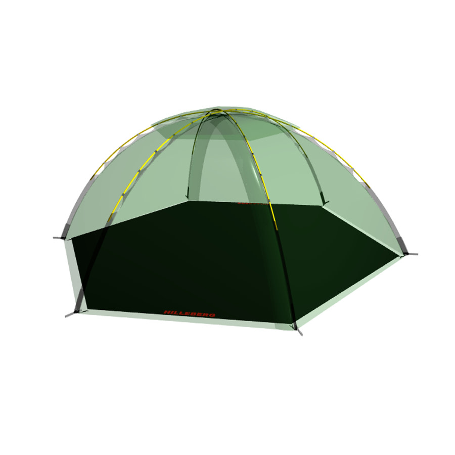 Hilleberg Staika Footprint Black Telttilbehør OneSize