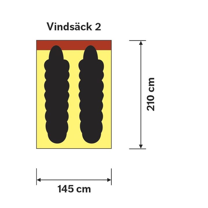 Windsack 2 Röd Hilleberg