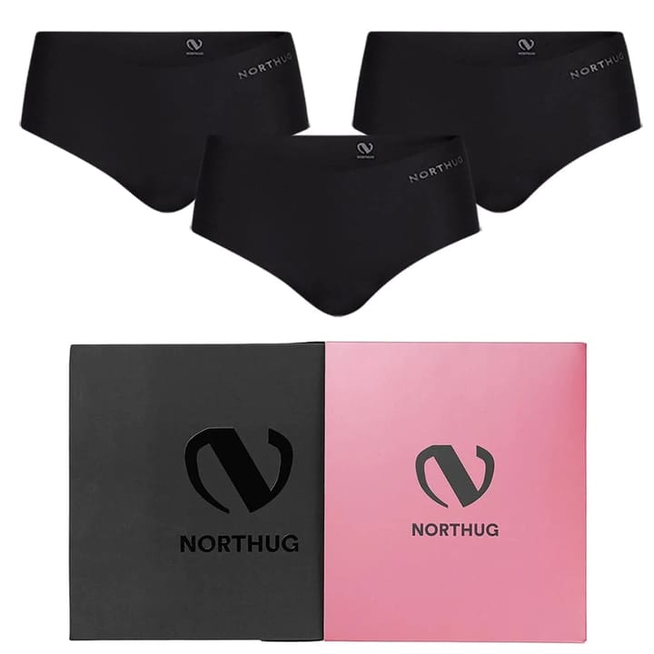 Northug Silver Star 3 Pk Hipster BLACK Northug