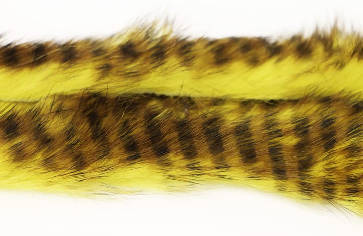 Hareline Tiger Barred Magnum Rabbit Strips Olive/Black Over Lt Olive Hareline Hareline Tiger Barred Magnum Rabbit Strips Olive/Black Over Lt Olive Hareline