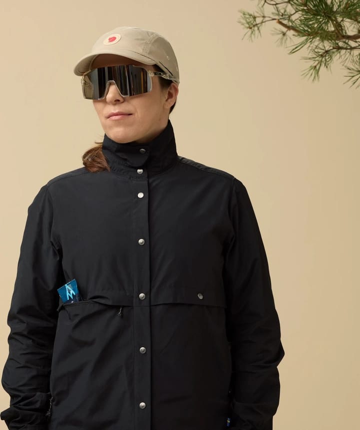 Fjällräven Hoja Rider'S Wind Jacket W Black Fjällräven