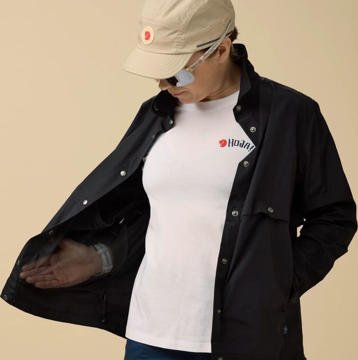 Fjällräven Hoja Rider'S Wind Jacket W Black Fjällräven