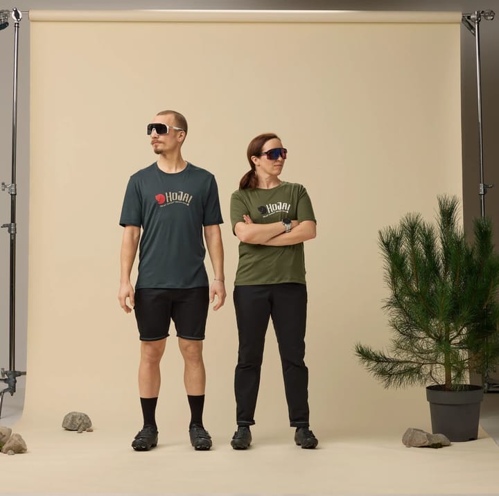Fjällräven Hoja Wool T-Shirt M Laurel Green Fjällräven