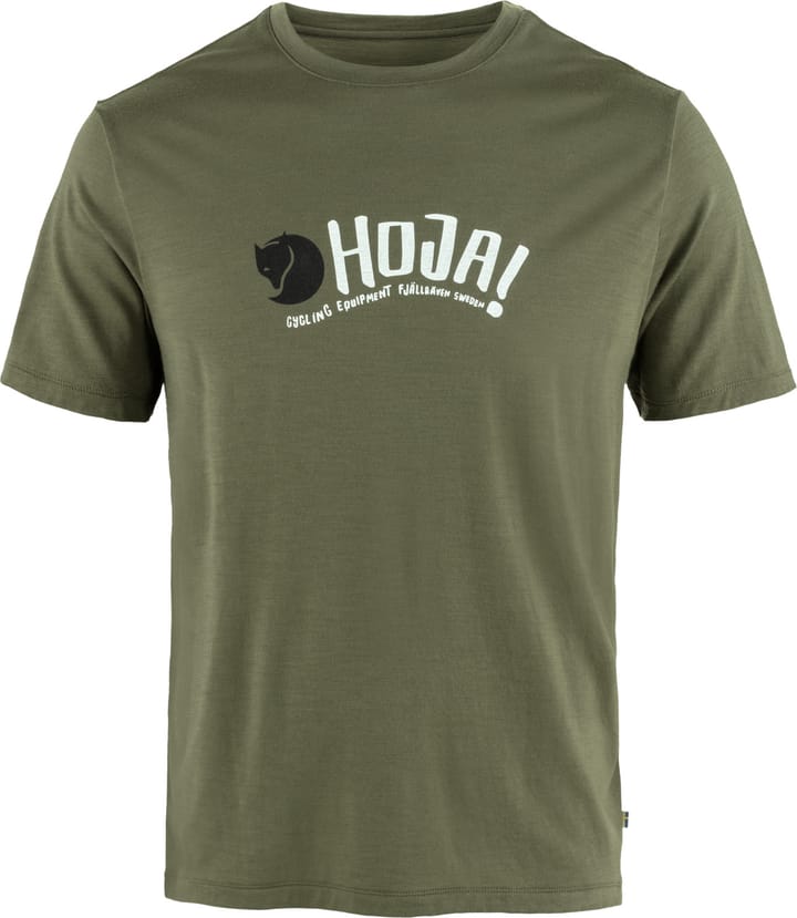 Fjällräven Hoja Wool T-Shirt M Laurel Green Fjällräven