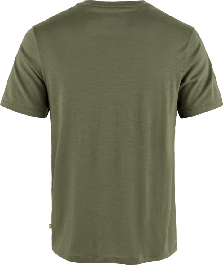 Fjällräven Hoja Wool T-Shirt M Laurel Green Fjällräven
