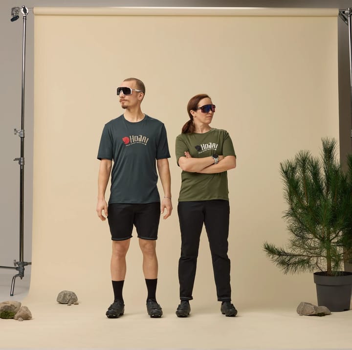 Fjällräven Hoja Wool T-Shirt W Laurel Green Fjällräven
