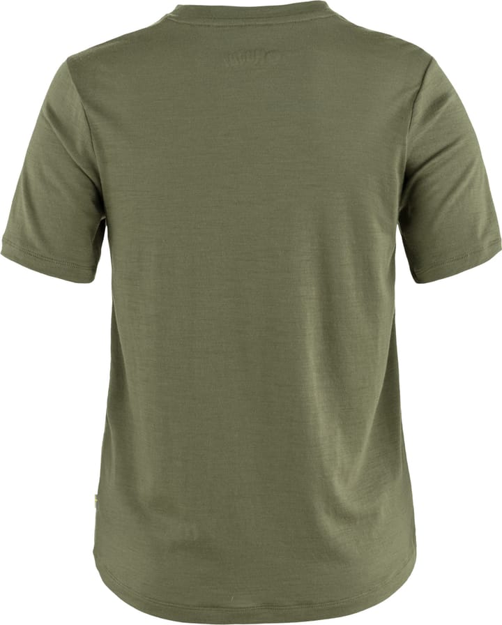 Fjällräven Hoja Wool T-Shirt W Laurel Green Fjällräven