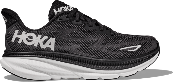 Men's Clifton 9 Black/White Hoka