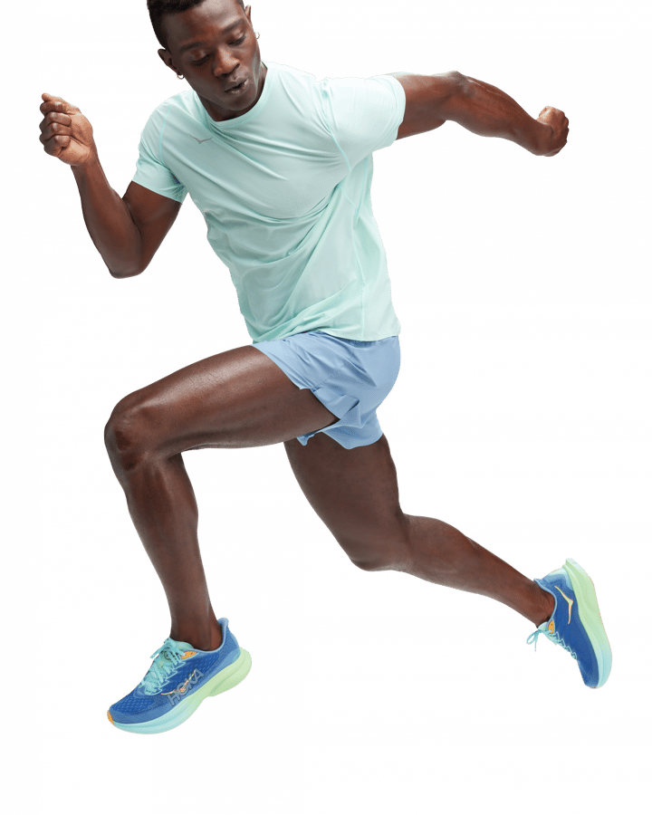 Hoka Men's Airolite Run Short Sleeve Cloudless Hoka Hoka Men's Airolite Run Short Sleeve Cloudless Hoka