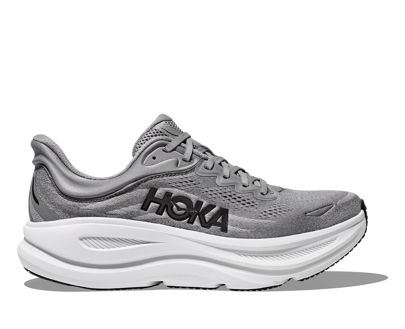 Hoka Men's Bondi 9 Galactic Grey / Stellar Grey