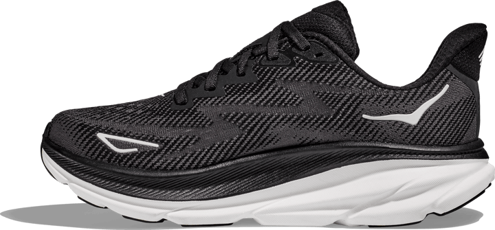 Hoka Men's Clifton 9 Wide Black/White Hoka Hoka Men's Clifton 9 Wide Black/White Hoka