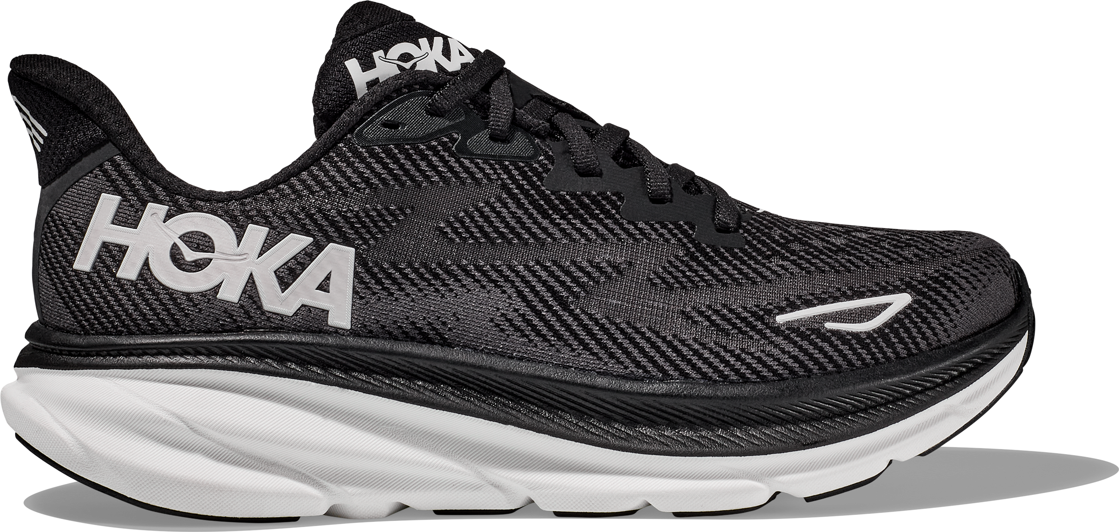 Hoka Men’s Clifton 9 Wide Black/White