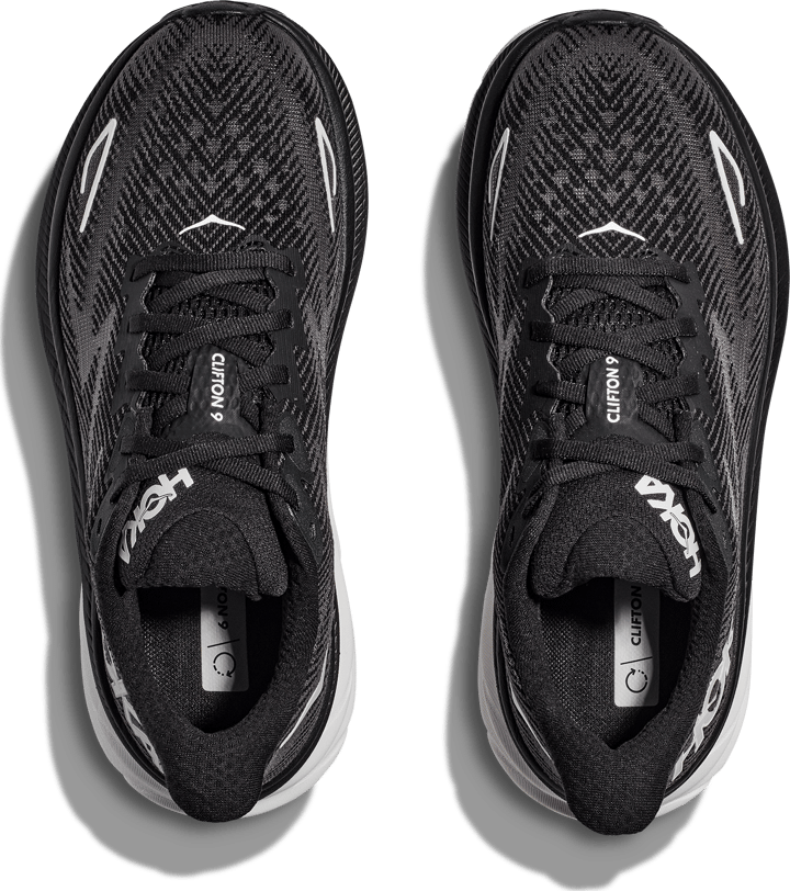 Hoka Men's Clifton 9 Wide Black/White Hoka Hoka Men's Clifton 9 Wide Black/White Hoka