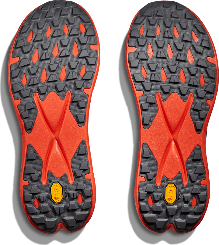 Hoka Men's Tecton X 2 Black / Flame Hoka Hoka Men's Tecton X 2 Black / Flame Hoka