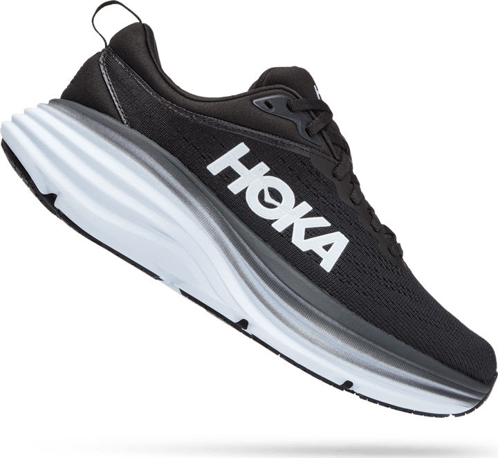 Hoka Women's Bondi 8 Black / White Hoka Hoka Women's Bondi 8 Black / White Hoka
