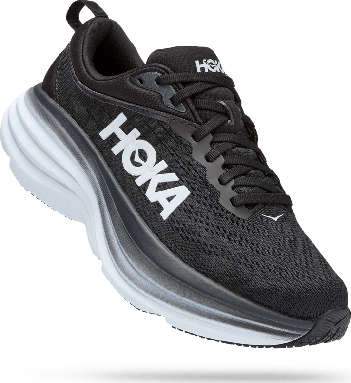 Hoka Women's Bondi 8 Black / White Hoka Hoka Women's Bondi 8 Black / White Hoka