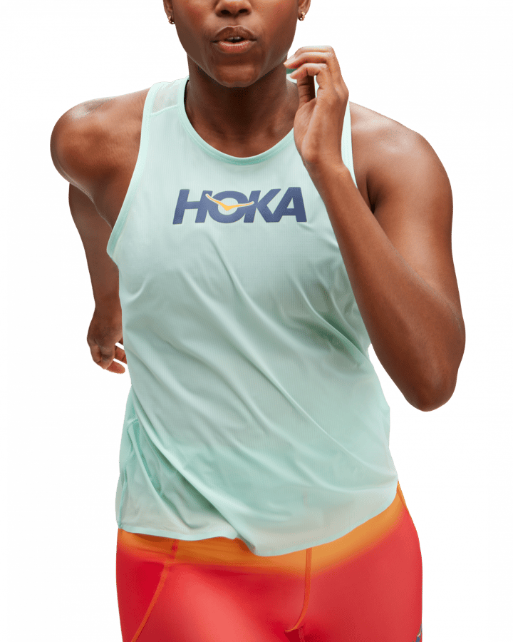Hoka Women's Airolite Run Tank Cloudless / Marathon Hoka Hoka Women's Airolite Run Tank Cloudless / Marathon Hoka