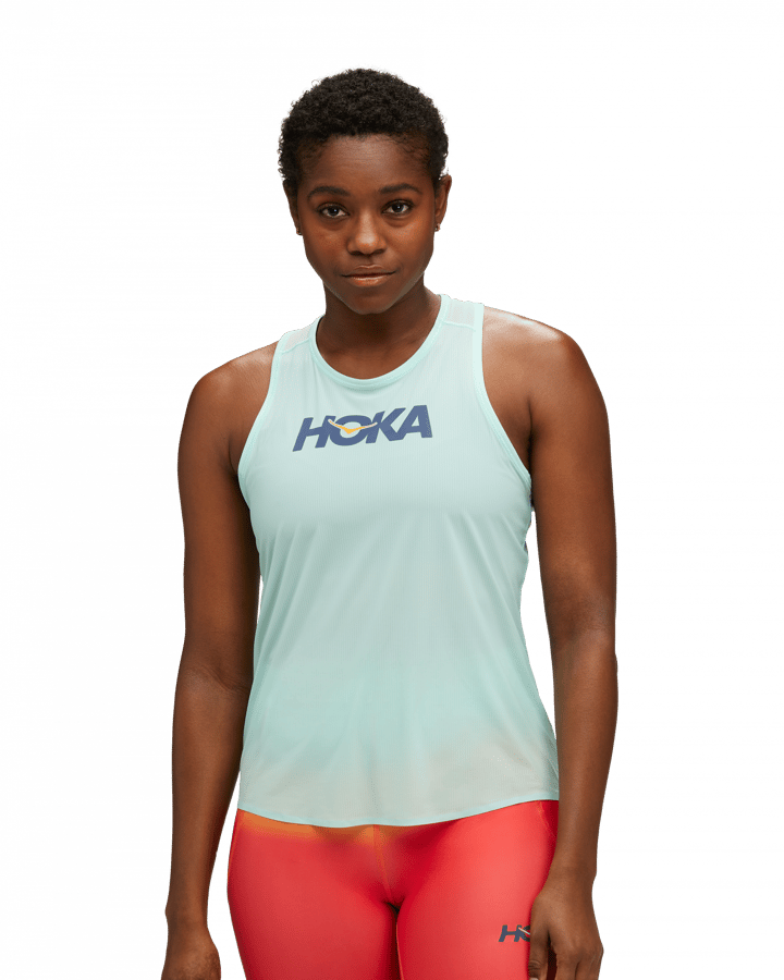Hoka Women's Airolite Run Tank Cloudless / Marathon Hoka