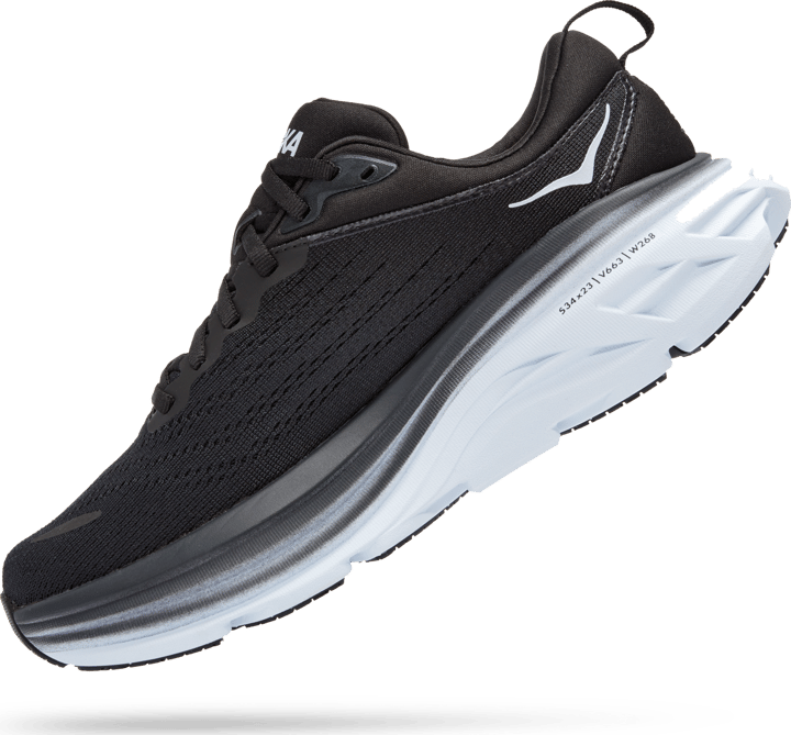 Hoka Women's Bondi 8 Black / White